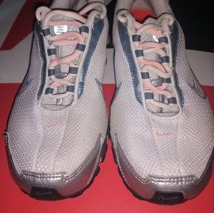 Nike Shox 6.5 white pink silver grey Sneakers